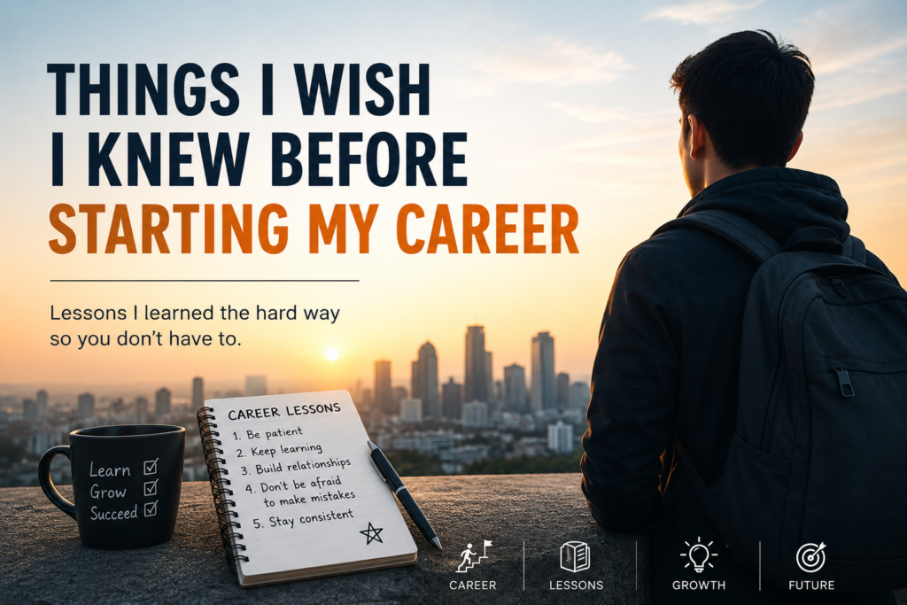 10 Things I Wish I Knew Before Starting My Career
